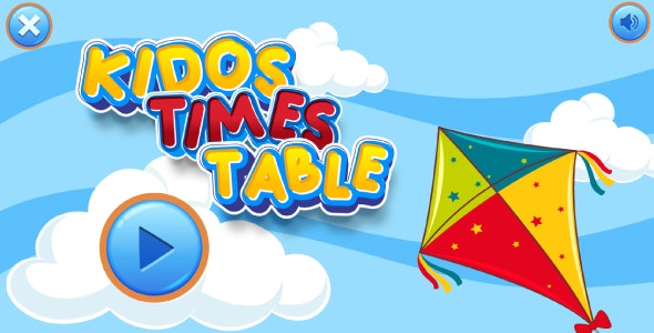 Kidos Times Table Game- Educational Game – HTML5, Construct 3