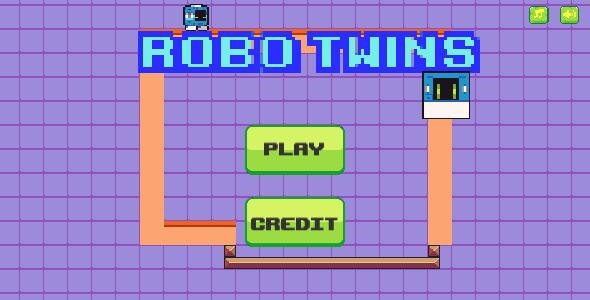 Robo Twins | Logic Puzzle Platformer | Html5 Game | Unity