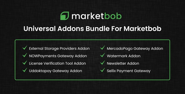 Universal Addons Bundle For Marketbob