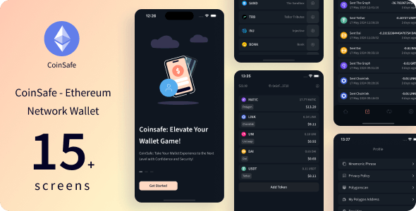 CoinSafe – Ethereum Erc20 Crypto Wallet | Expo 51.0.9