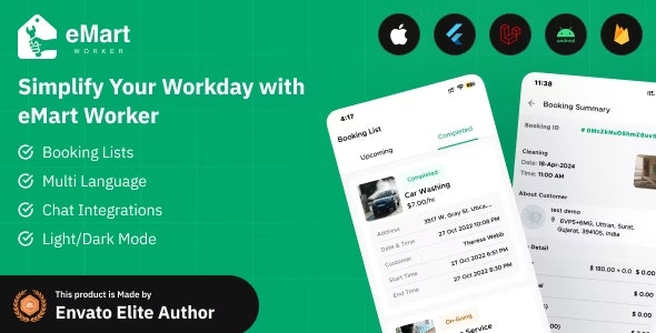 eMart – Worker / Service Man app for On-Demand Service