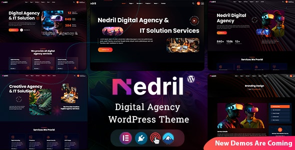 Nedril – Creative Agency  Portfolio WordPress Theme