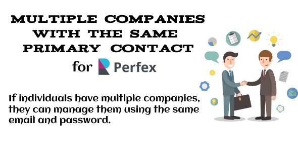 Multiple Companies with the Same Primary Contact for Perfex CRM 1.0.5