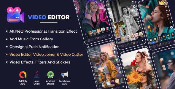 All in one Video Maker  Editor – Cut, trim, merge  more