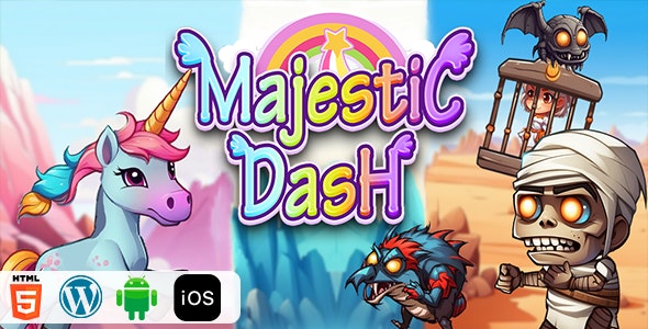 Majestic Dash – HTML5 Game