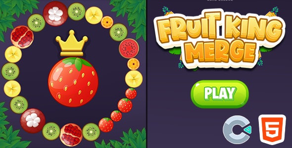 Fruit King Merge – Html5 (Construct3)