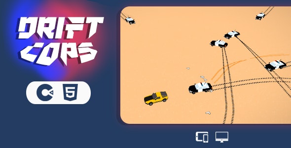 Drift Cops – 3D – HTML5 Racing Game – Construct 3