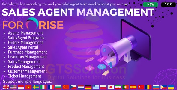 Sales Agent Management plugin for RISE CRM