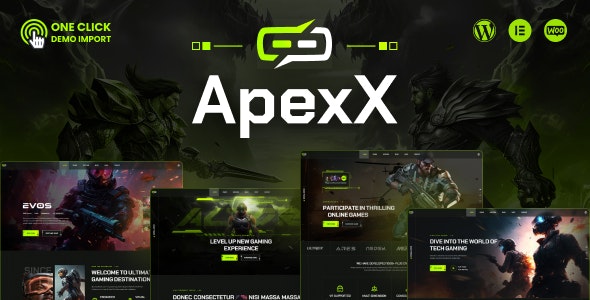 ApexX | Esports & Gaming WordPress Theme 1.0.1