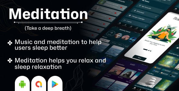 Meditation For Relax | Meditation Music For Sleep | Flutter App with Admin Panel