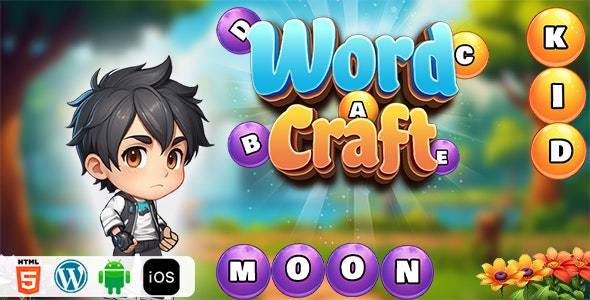 Word Craft – HTML5 Construct3 Game