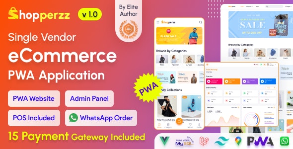 Shopperzz – PWA eCommerce CMS with POS  WhatsApp Ordering | Inventory Management