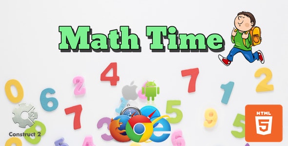 Math Time – HTML5 – Educational Game (.Capx)