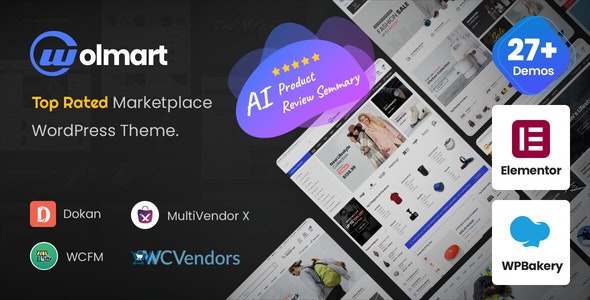 Wolmart | Multi-Vendor Marketplace WooCommerce Theme 1.8.8