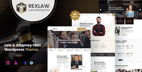 Rexlaw – Law WordPress Theme