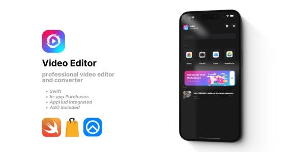 Video Editor  Converter IOS Source Code Template