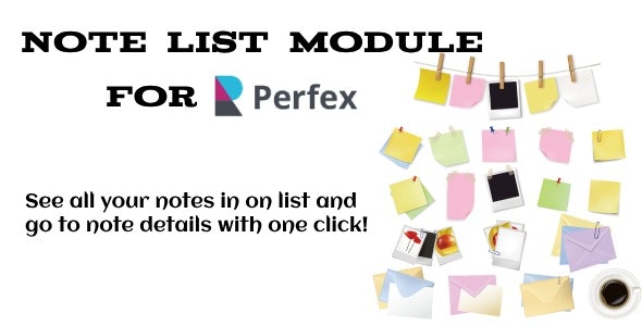 Notes List Viewer Module for Perfex CRM