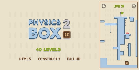 Physics Box 2 – HTML5 Game (Construct3)