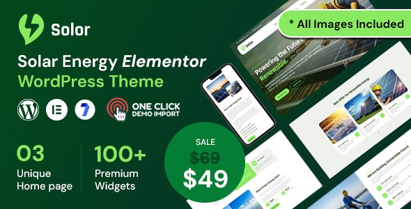 Solor – Solar Energy WordPress Theme