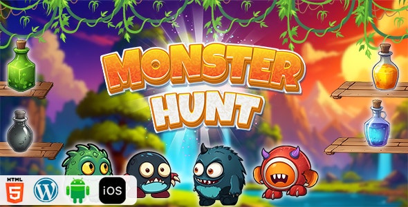 Monster Hunt – HTML5 Construct3 Game