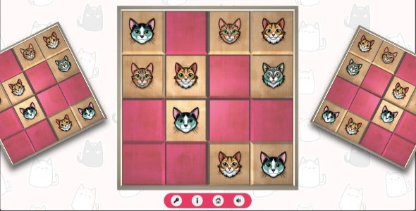 3D Cat Sudoku – Cross Platform Puzzle Game