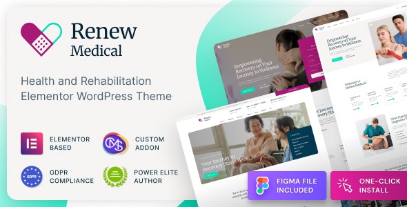 Renew Medical – Physiotherapy  Rehabilitation Clinic Medical WordPress Theme