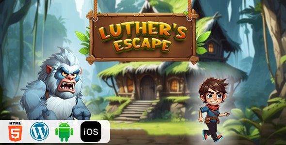 Luther#39;s Escape – HTML5 Construct3 Game