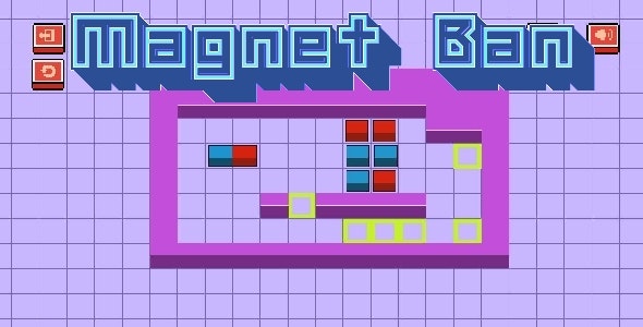 Magnet Ban | Logic Puzzle Game | Html5 Game | Unity