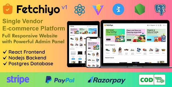 Fetchiyo – Modern E-Commerce CMS