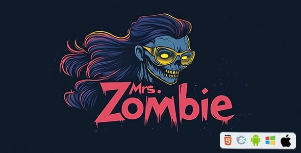 Mrs. Zombie – HTML5 Game (Construct 3) + Admob