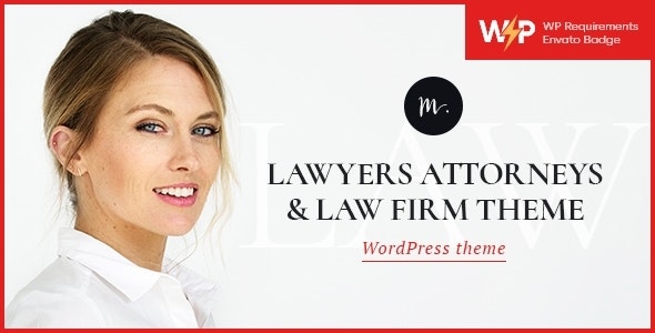 M.Williamson | Lawyer  Legal Adviser WordPress Theme