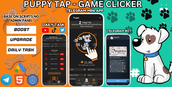 Puppy Tap – Clicker Game