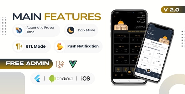 Zabi Islamic Flutter & Android ISO App