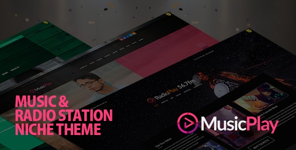 MusicPlay – Music & DJ Responsive WordPress Theme