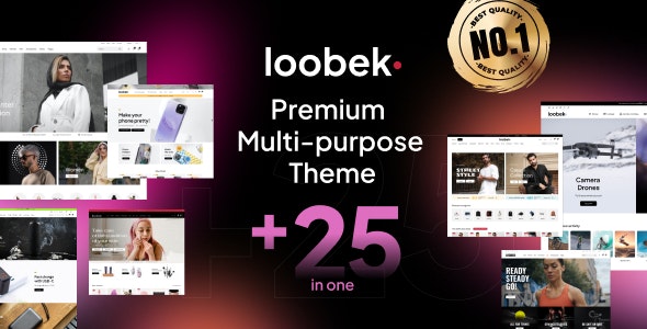 Loobek – Elementor Multipurpose WooCommerce Theme 1.2.6