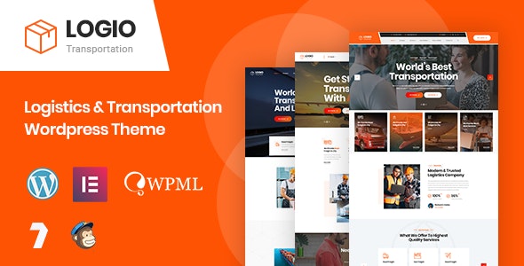 Logio – Logistics & Transportation WordPress Theme