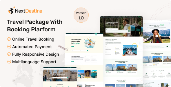 Next Destina – A Complete Agency Based Tour and Travel Booking Platform