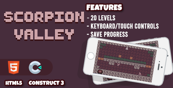 Scorpion Valley Bomberman Construct 3 HTML5 Game