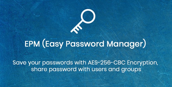 EPM – Easy Password Manager