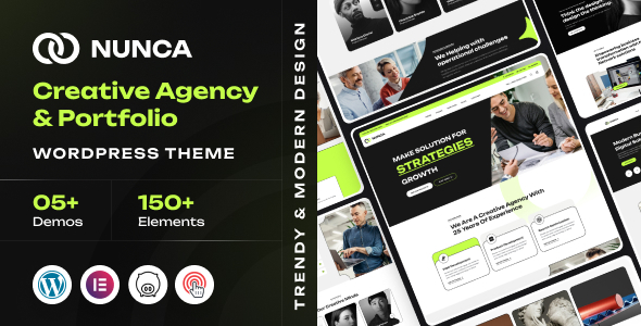 Nunca – Creative Agency & Portfolio WordPress Theme