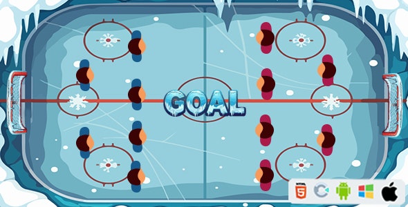 Ice Hockey – HTML5 Game (Construct 3) + Admob