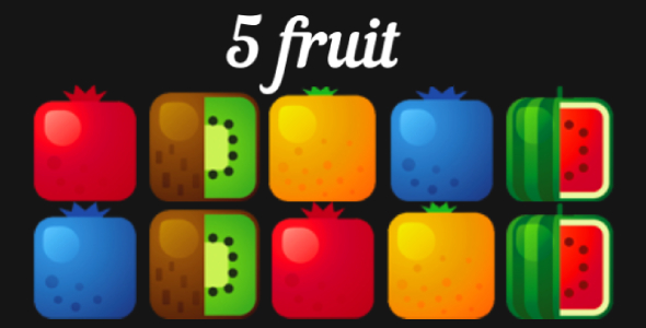 5 Fruit – Html5 (Cosntruct3, C3p)