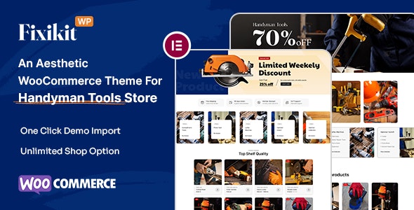 Fixikit – Hardwares & Tools Store WooCommerce WordPress Theme