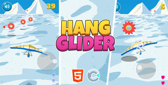 Hang Glider – HTML5 Game (Construct 3)