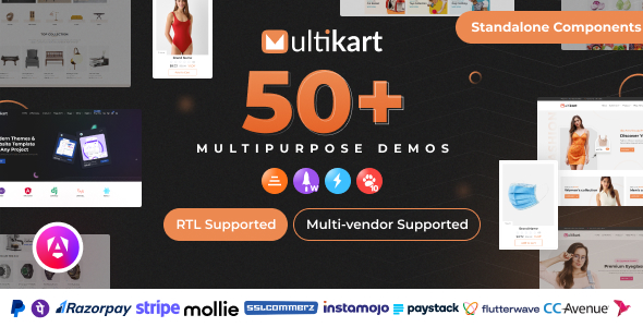 Multikart – Single or Multivendor eCommerce with Angular & Laravel REST API