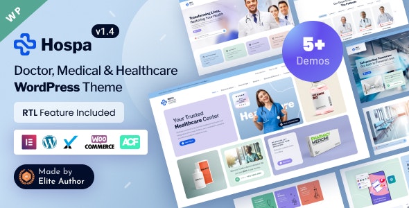 Hospa – Medical Clinic & Hospital Elementor WordPress Theme