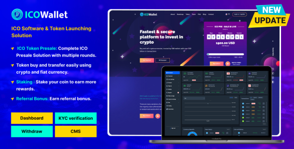 ICOWallet- ICO Script | Complete ICO Software and Token Launching Solution