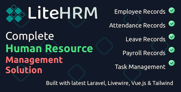 Lite HRM – Advance HRM Solution for Leave, Attendance, Payroll & Task 1.8.0