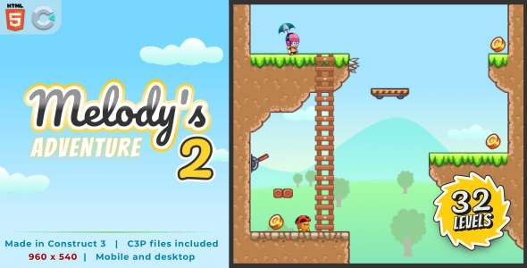 Melody’s Adventure 2 – HTML5 Platform game