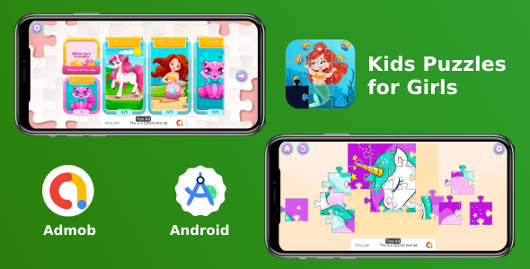 Kids Puzzles for Girls Game – Puzzles for Girls Game – Puzzles Game With Admob Integration